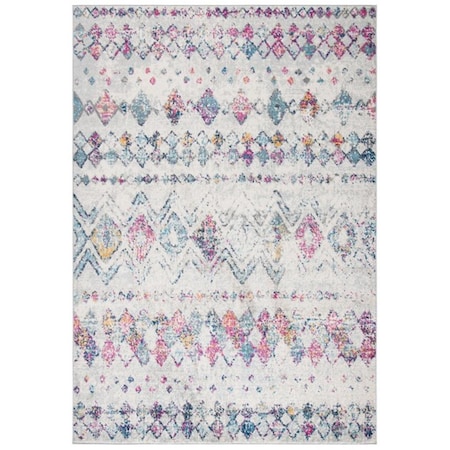 Safavieh 9 x 12 ft. Madison 798J Power Loomed Rectangle Area Rug Grey & Purple MAD798J-9